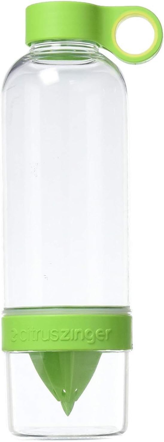 Citrus Zinger Fruit Infuser Water Bottle, Green