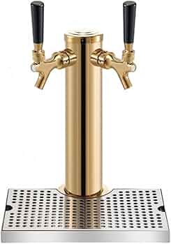 生ビールカウンターサーバー真鍮製ドラフトタワー 生ビール塔、ステンレス生ビールタワー、ドラフト ビール タワーの蛇口