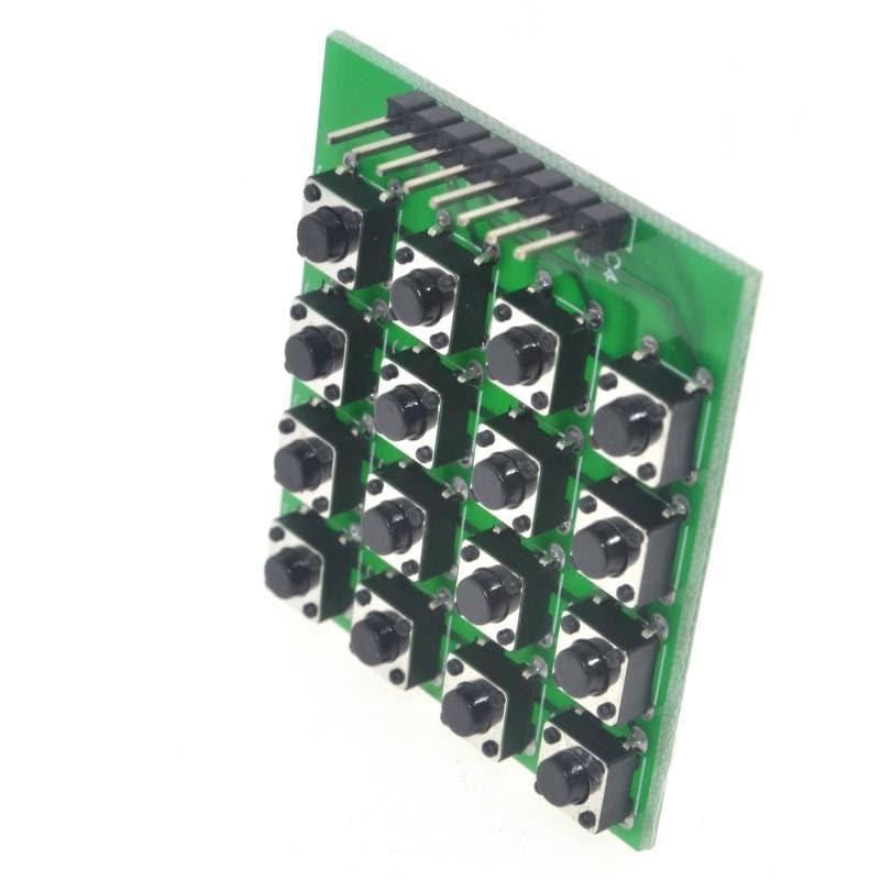Matrice 4x4 16 Tastiera Tastiera modulo 16 Pulsante per MCU Matrice 4x4 16 Tastiera Tastiera modulo 16 Pulsante per MCU