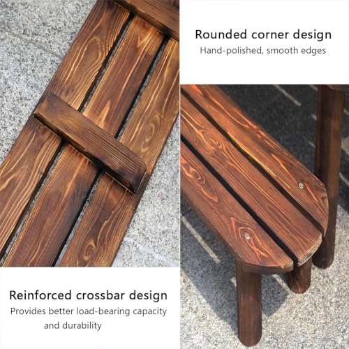 Taburete plegable portátil resistente WooPlatform para hogar y terraza exterior 7