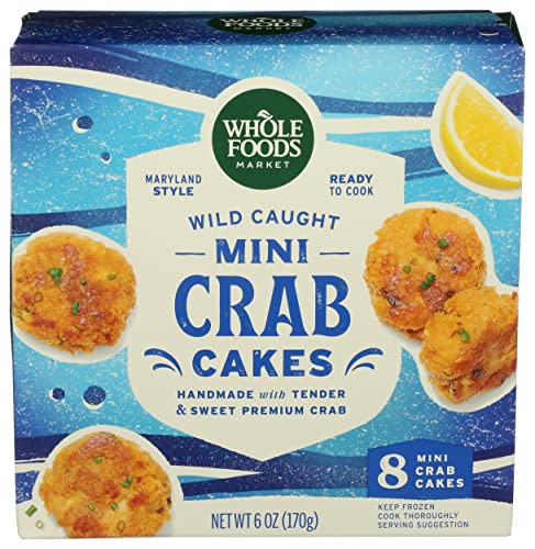 Whole Catch, Maryland Style Mini Catch Crab Cakes 8 Count, 6 Ounce (Frozen) #TOP2