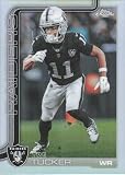 2025 TOPPS CHROME TOPPS REFRACTOR #175 TRE TUCKER LAS VEGAS RAIDERS FOOTBALL OFFICIAL TRADING CARD OF NFL