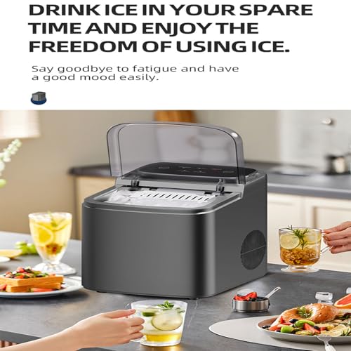 Fabricadora de hielo capacidad grande con pantalla táctil miniatura 4