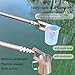 Telescopic Rods Water Sampler 500ML/1000ML Telescoop Water Sampling Dipper System Stainless Steel Rod Water Sampling Rod Vertical Swing Sampler (Size:1.25m-5m/4ft-16.4ft,Color:Stainless Steel 500ml)