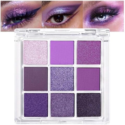 AMY'S DIARY Purple Matte Shimmer Palette Cover