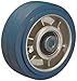 RWM Casters Elastometric High Tensile Non-Marking Rubber on Aluminum Wheel, Ball Bearing, 800 lbs Capacity, 5" Wheel Dia, 2" Wheel Width, 2-1/2" Plate Length