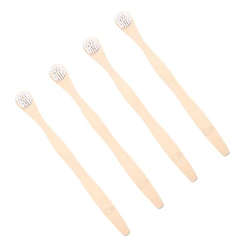 Vista 15 de EXCEART Exceart Limpiador de revestimiento de lengua, 4 piezas, raspador ergonómico de lengua para adultos, cepillo de plástico para higiene bucal