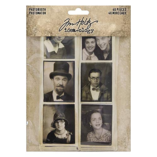 Tim Holtz Advantus Photobooth Vintage Photos black and white