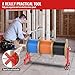 Wire Spool Rack Portable Cable Caddy Steel Wire Dispenser Rack Wire Spool Holder with Wheels for up to 28