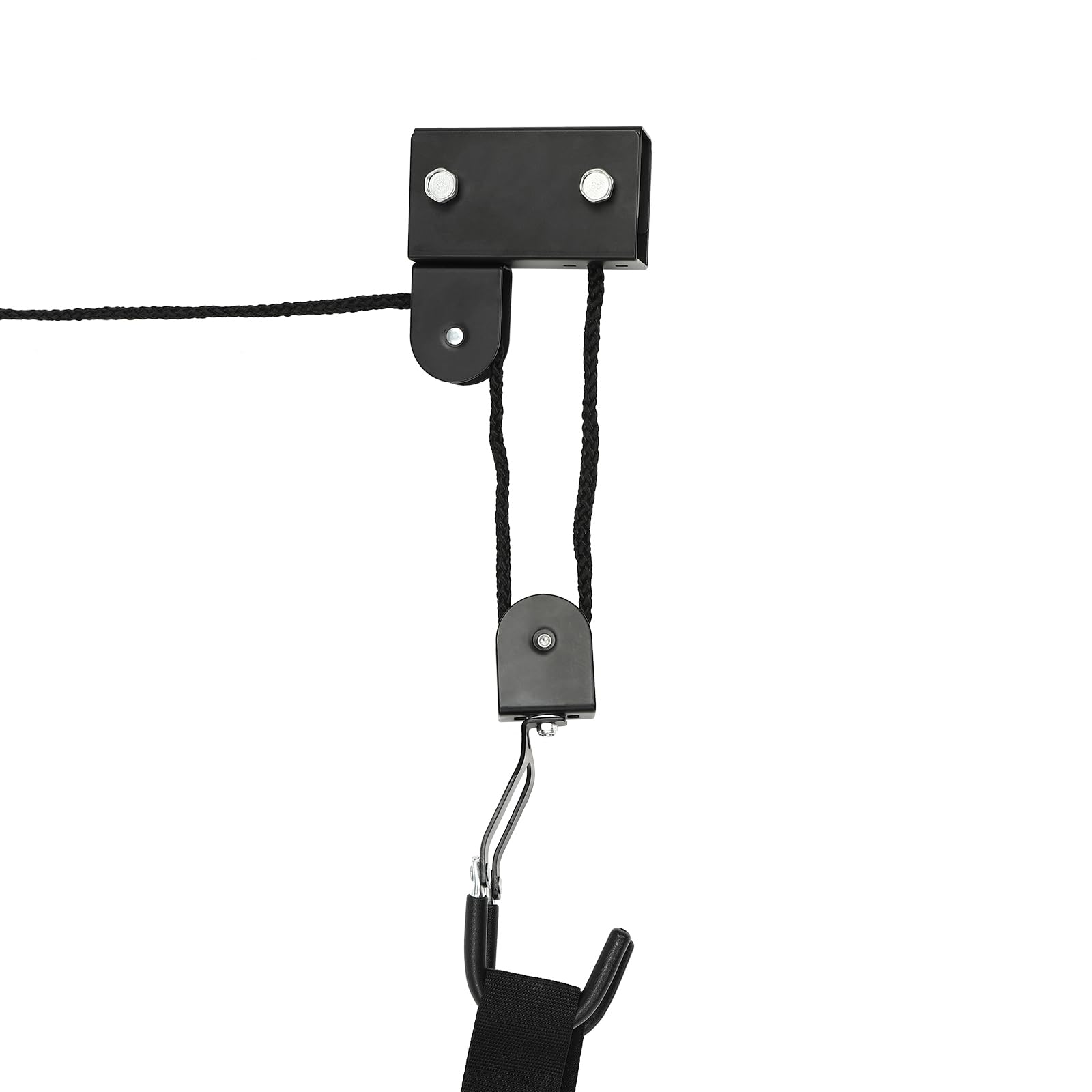 Système de Poulie au Plafond pour Kayak, Grande de Charge 57kg, Économie d'Espace, Convient à Salles de Stockage, sous-sols, Garages