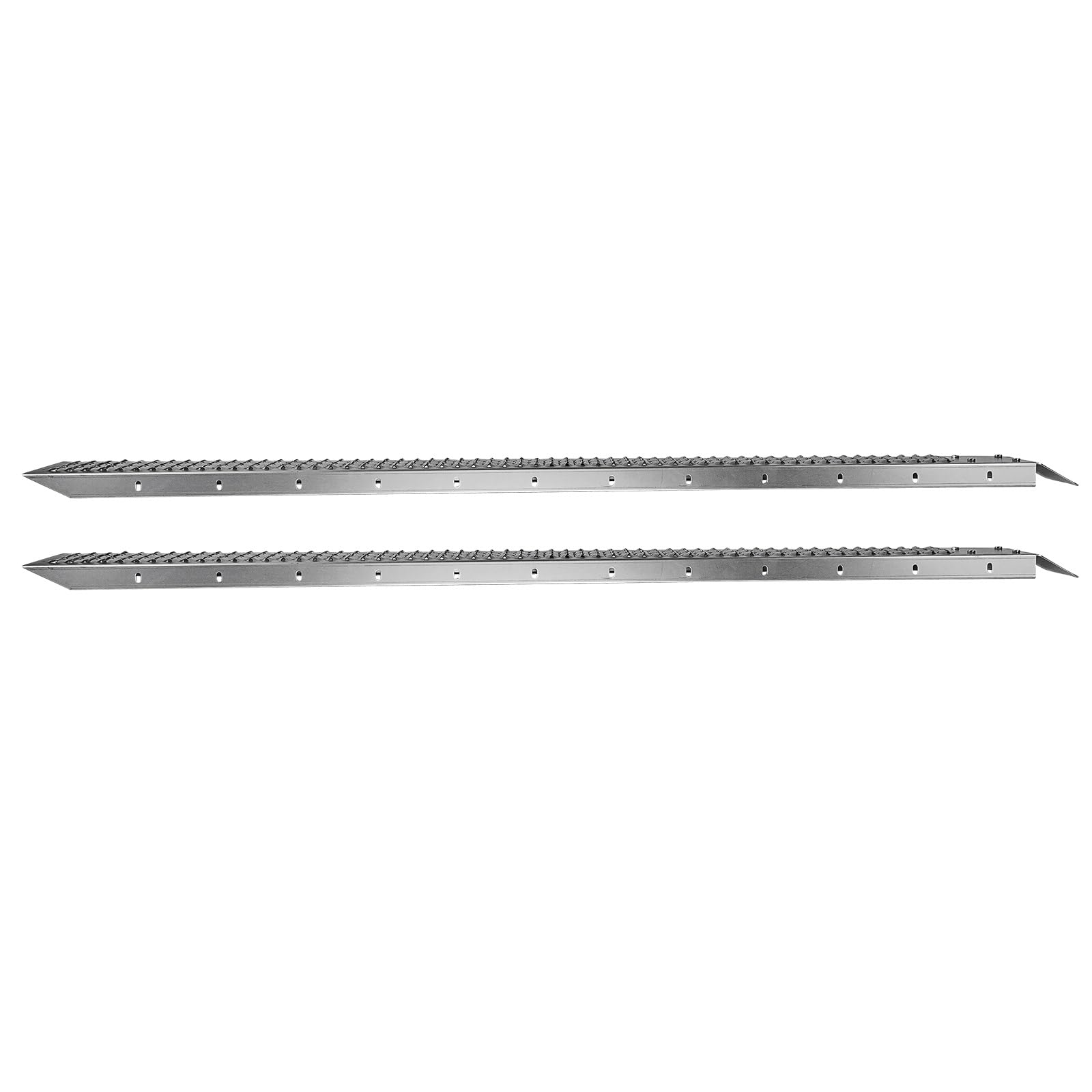 DEMA Stahl Auffahrrampen 400 kg – 1 Paar, 189x22,6 cm – Verladerampen, Auffahrschienen – robust, langlebig – für Motorrad, PKW, Gartengeräte, Transport
