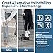 MMingo Adjustable Stair Climbing Assist Cane for Seniors, Step Stair Walking Aid, Stability Walking Sticks and Mobility on Stairs, Walk Up and Down Stairs Assist Devices, Non-Slip Stair Assist Aid