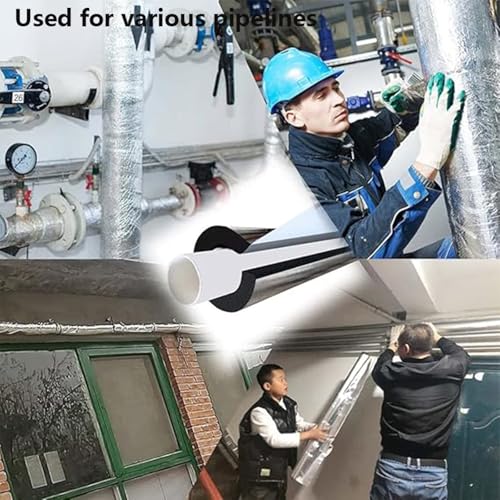 Tubo de espuma aislante de 22-219 mm, protección térmica flexible para fontanería de agua caliente y fría, equipo de fitness, calefacción del hogar, 22 mm x 20 mm x 0,95 m