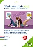Abschluss 2023 - Werkrealschulprüfung Baden-Württemberg - Aufgabenband: Musterprüfungen mit Trainingsteil für die Fächer Deutsch, Mathematik und Englisch - Bergmoser + Höller Verlag AG 