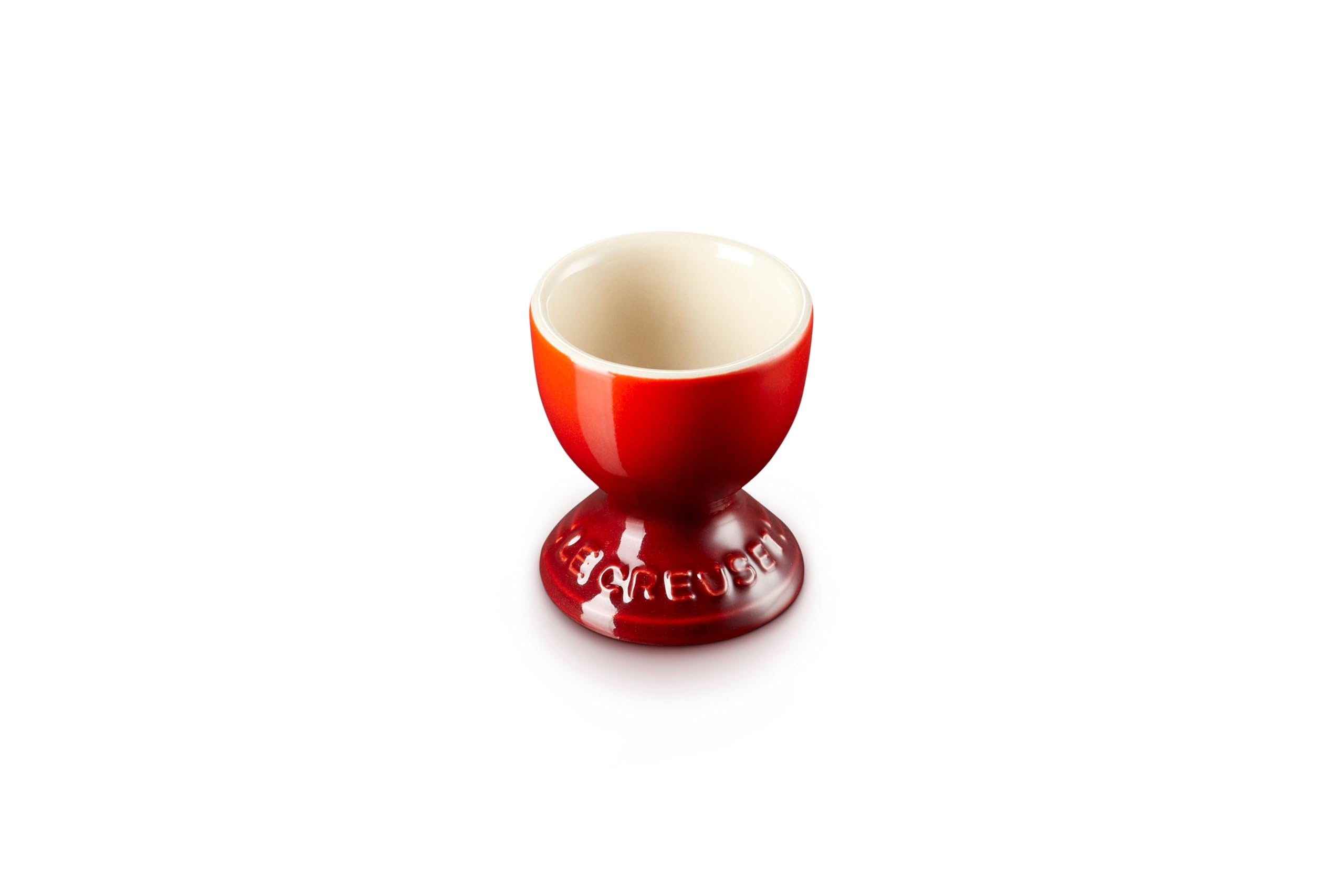 Le Creuset Stoneware Footed Egg Cup, 9 g, 5.3 x 5.3 x 5.9 cm , Cerise, 71702000600099