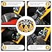 6pcs Car Snow Tire Chains,Universal Emergency Snow Chains for Cars, SUVs, Trucks, and Pickups - Anti-Slip Traction for Snow, Mud, and Emergencies - Fits Tire Widths 6.5-10.8