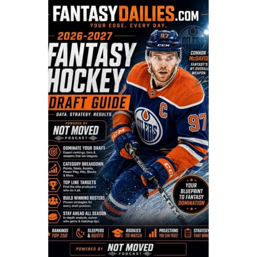 The FantasyDailies 2026-27 Fantasy Hockey Draft Guide Audiolibro Por Fantasydailies.com Website, Not Moved Podcast arte de po