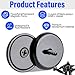 8 Pack Strong Neodymium Cup Magnets 22LBS, Black Round Base Cup Magnets with Countersunk Hole, Powerful Industrial Rare Earth Magnets Heavy Duty with Screw for Mounting, 0.79x0.24inch