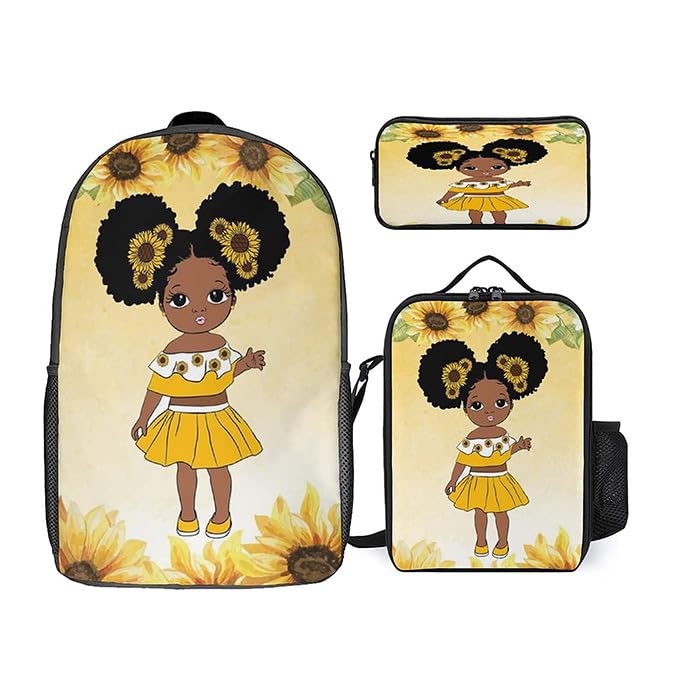 Stylish 3-Piece Backpack Set Daily & Travel Essentials with Lunch, Storage & Travel Bags