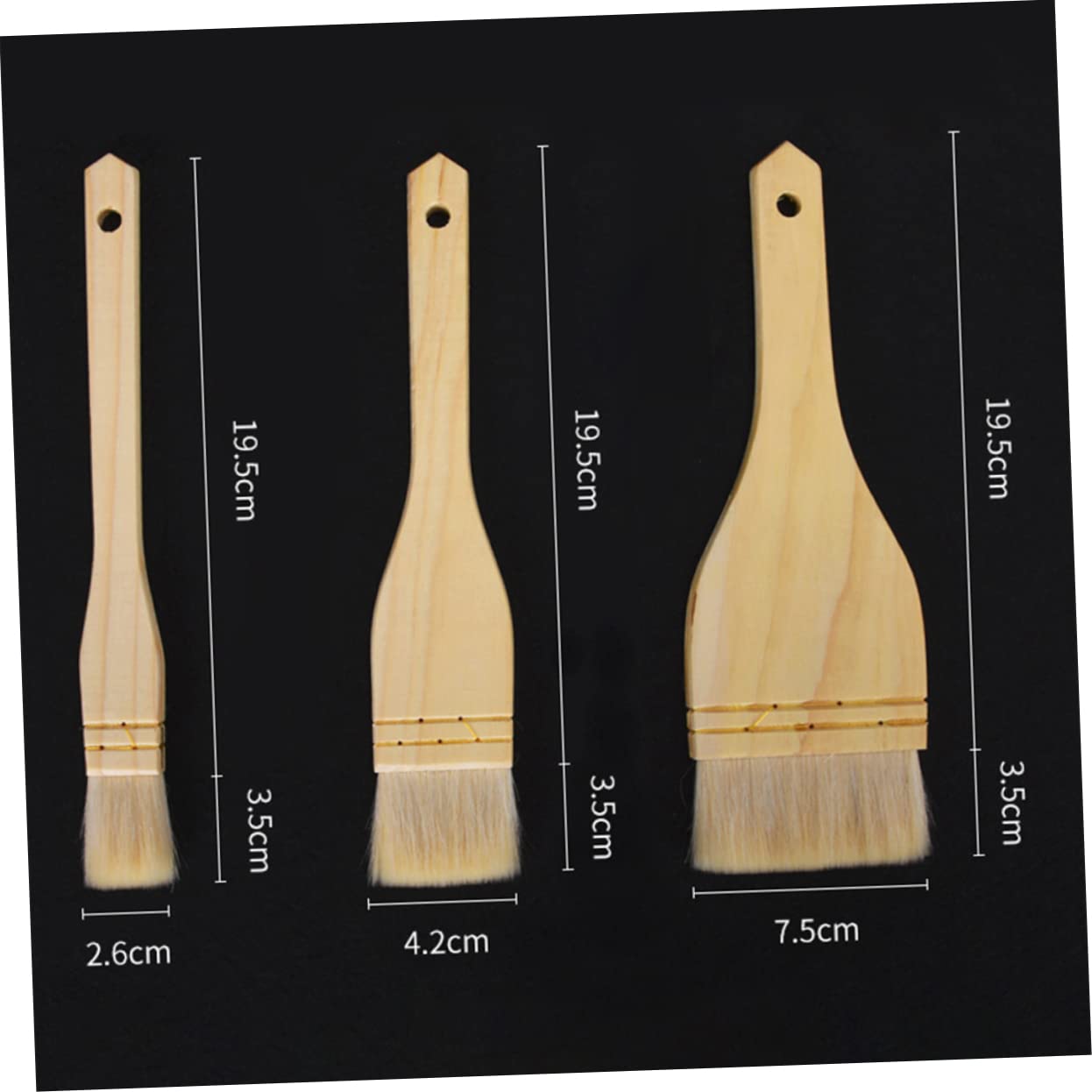 YARNOW 9pièces Pinceaux Multi-usages pour Barbecue Pâtisserie Et Cuisine Brosse à Huile pour Sauces Et Glaçages Outils Pratiques pour Griller Et Cuire