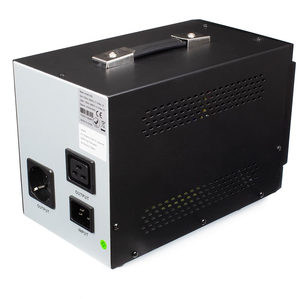 Lapara AVR Regulador automático de Voltaje 3000 VA LA-AVR-3000