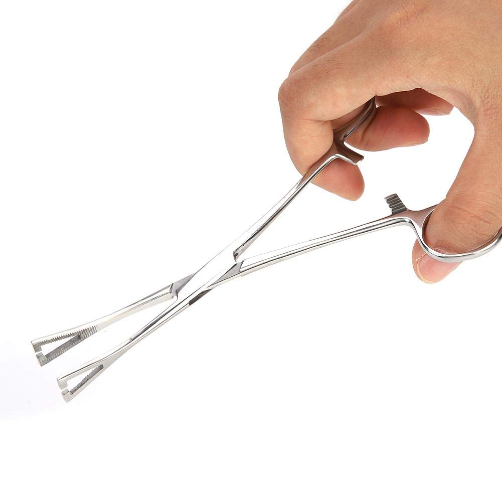 Piercing Pliers Tool Ear Lip Navel Nose Tongue Septum Sponge Forceps Clamp for Professional Use