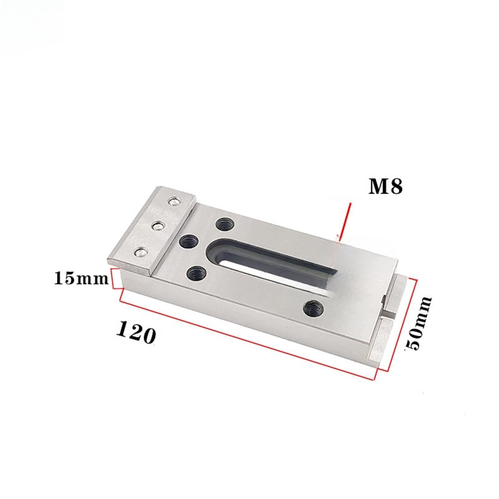 Accesorio De Placa Presión Para Corte Alambre, Soporte Acero Inoxidable M8