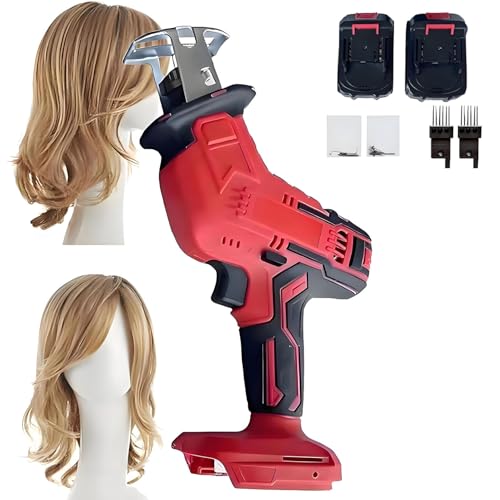 PioMue Machine à fabriquer des Perruques, Machine à greffer des Cheveux pour Perruques, Machine à tresser Les Dreadlocks Portable, Rechargeable, Peut tresser Les Cheveux synthétiques