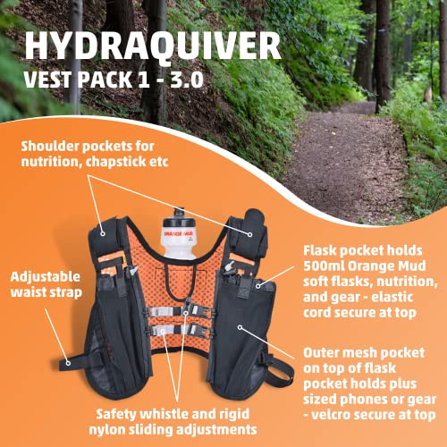 M Orange Mud Colete Hydraquiver Pack 1 Versão 3.0 (Preto)