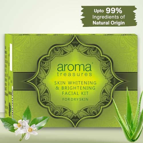 Image of Aroma treasures Skin whightening & brightening facial kit - for Dry skin