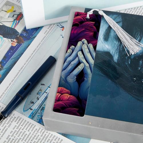 Marque-pages colorés avec mains priantes, le cadeau idéal pour lecteur - 7