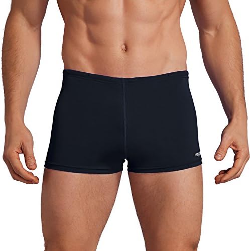 3asyglide Square Leg Suit Mens Comfortable Swimsuit for Polyester PBT Fabric