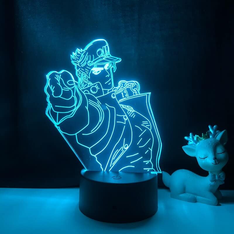 3D Illusion Anime Light JoJo Bizarre Adventure 3D Nightlight for Kids
