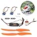 1100KV Brushless Motor, 40A ESC with Safety , SG90 9G Micro Servo for RC Plane (A2217 KV1100KV Brushless Motor 40A ESC SG90 9G)