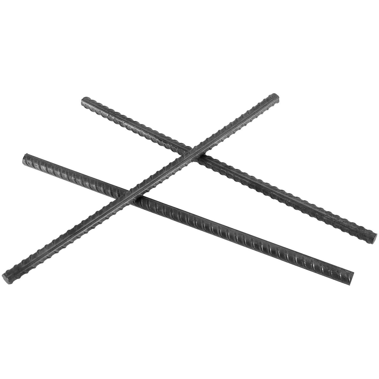 Lot de 20 piquets d'ancrage Noirs de 30,5 cm en Acier au Sol pour la Formation de béton, Le Camping, la Plantation