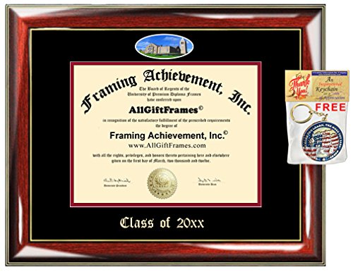 AllGiftFrames Cornell Custom Diploma Frame Embossed Cornell University Best Graduation Degree Frame Double Mat Campus Fisheye Picture Frame Cheap Degree Certificate Holder Graduate Gift