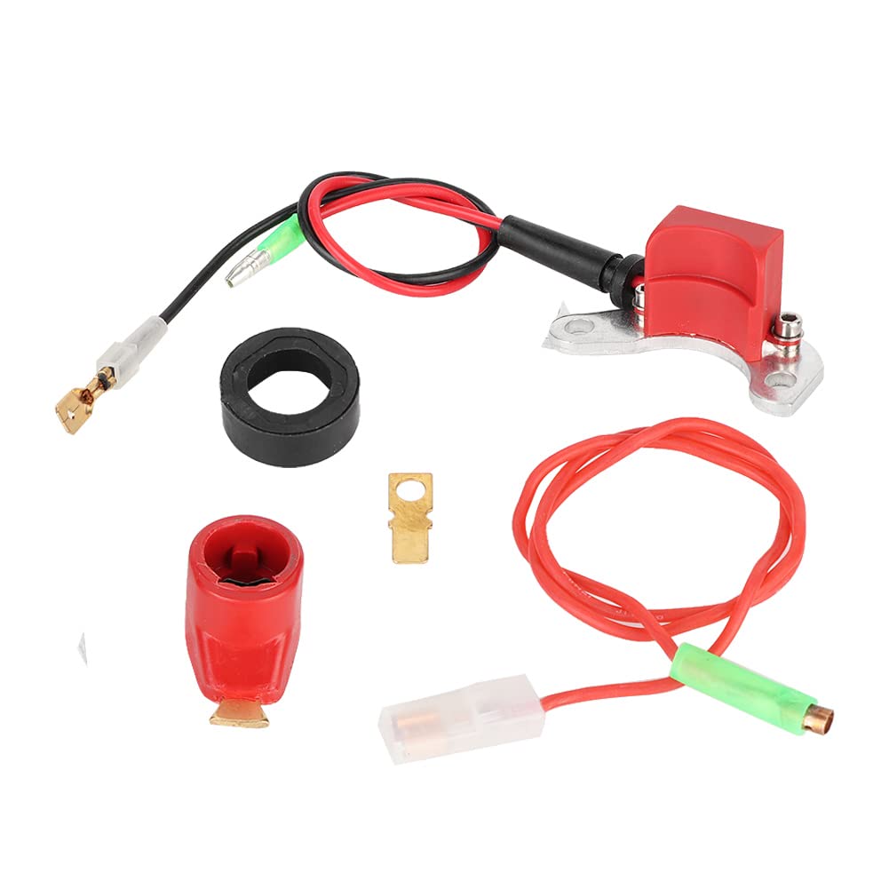 VOBOR Encendido ElectróNico,Kit de ConversióN Chispa de Chispa Juego de ConversióN de Encendido Kit de ConversióN Per Lucas 25d + dm2