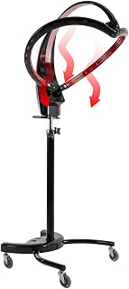 Hair Processor - Professional Free Standing Rotary with Touchscreen Control & 4 Wheels, 2 Modes for Hair Color Treatment, Adjustable Time & Temperature