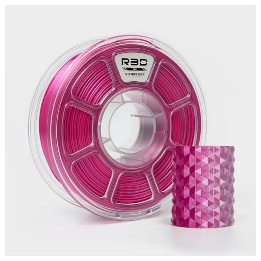 R3D Dual Color Silk PLA Filament, Co-Extrusion 3D Printer Filament 1.75mm, 30-370 mm/s High Speed PLA, Dimensional Accuracy +/- 0.02 mm, 1KG Plastic Spool (Silk Rose Red-Silver)