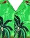 V.H.O. Funky Hawaiian Shirt, Shortsleeve, Parrot, Green, L