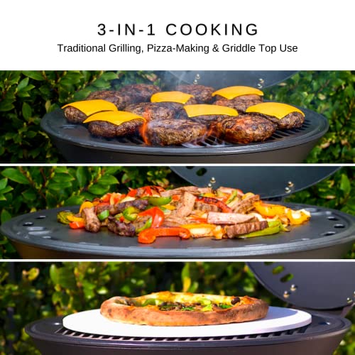 Fuego F21C-H Element Hinged Propane Gas Grill, Dark Gray #TOP6