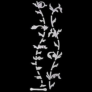 Tree of Life DIY Guitar Neck Fretboard Stickers - Fret Inlay Stickers for Music Guitar, Bass, Acoustic, Electric - Silver Thin