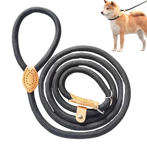 1 Pezzi Guinzaglio a Strozzo per Addestramento Cani, guinzaglio per cani,150 cm Guinzaglio Retriever per Cani, Guinzaglio Semistrozzo Cane,guinzaglio retriever per cani