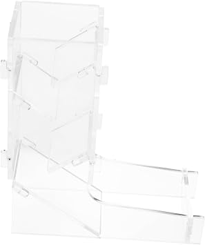 Portable Clear Acrylic Dice Tower Rolling Kit for Tabletop Games Lightweight Design Enhances Gameplay with Fair for Travel and Board Game