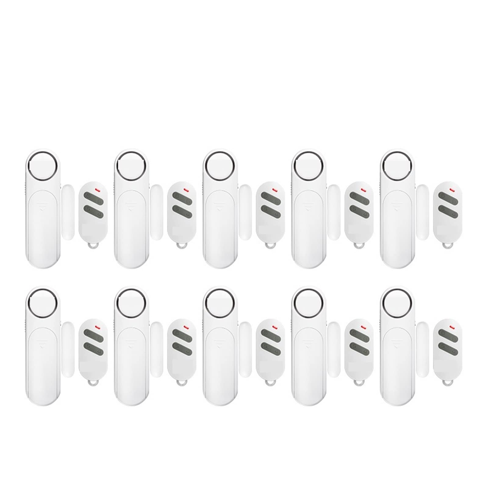 Sistema de Alarma, Alarma inalámbrica con Sensor de Puerta/Ventanas, 300 pies, 120dB, Control Remoto Inteligente antirrobo for niños, gabinete, Seguridad, en el hogar