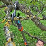 Gardena 298-20 combisystem Bypass Branch Pruner, 3X Cutting Power, Hardened Non-Stick Blades, Made in Germany
