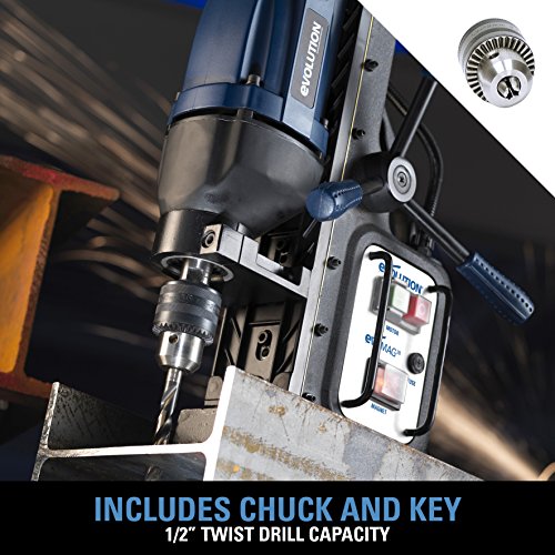 Evolution Power Tools EVOMAG28 1-1/8" Magnetic Drill - Thumbnail 5