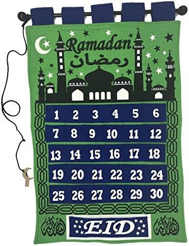 Green Ramadan Tracker/Count down Ramadan Calendar