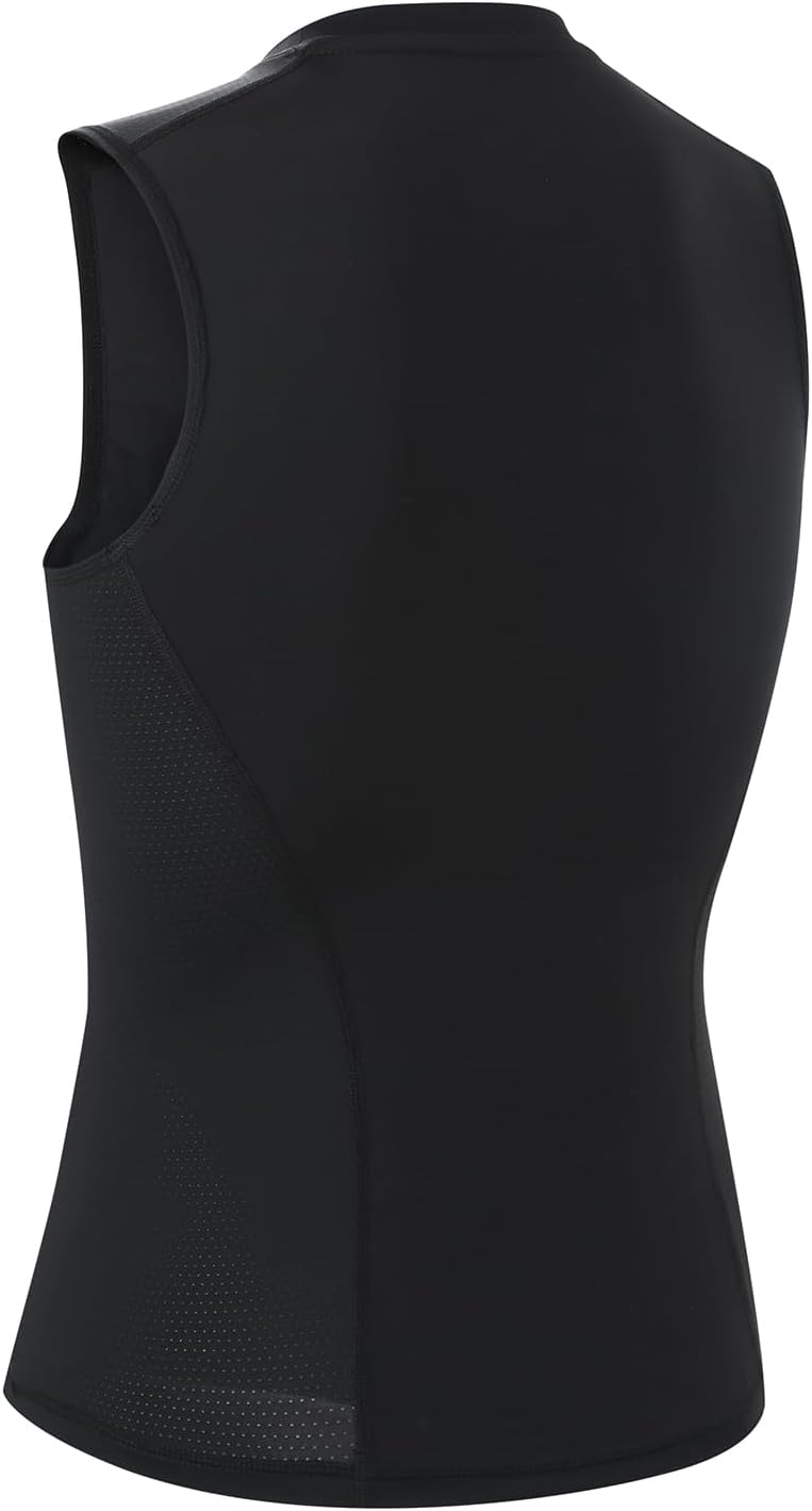 Youth Baseball Chest Protector – 12mm EVA Padded Compression Shirt, Heart & Sternum Guard for Boys Girls, Softball Football Lacrosse Rugby Protective Gear, Moisture-Wicking Base Layer