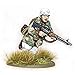 Warlord Bolt Action German Airborne Paratroopers 1:56 Tabletop Miniatures - Plastic Paintable Miniature WWII Soldiers Set, Unpainted Table Top 28mm Military Minifigures for Adults - Gaming Figurines